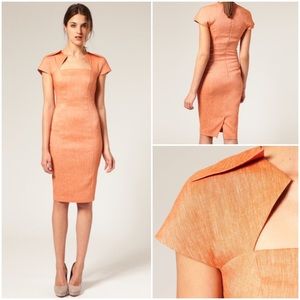 ASOS Linen Pencil Dress